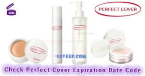 Check Perfect Cover パーフェクトカバー Expiration Date Code