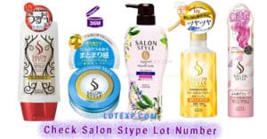 Check Salon Stype サロンスタイル Lot Number