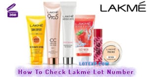 How To Check Lakmé Lot Number