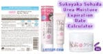 Sukoyaka Suhada Urea Moisture すこやか素肌 - 尿素 Expiration Date Calculator