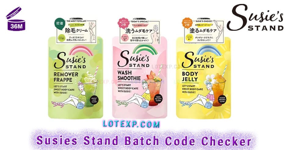 Susies Stand スージー スタンド Batch Code Checker