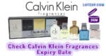 Check Calvin Klein Fragrances Expiry Date