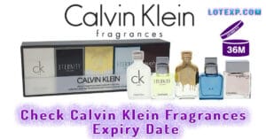 Check Calvin Klein Fragrances Expiry Date