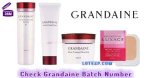 Check Grandaine グランデーヌ Batch Number