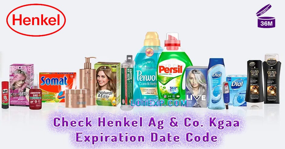 Check Henkel Ag & Co. Kgaa Expiration Date Code