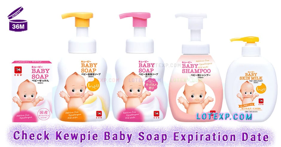 Check Kewpie Baby Soap キューピーベビーシリーズ Expiration Date