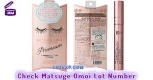 Check Matsuge Omoi Lot Number