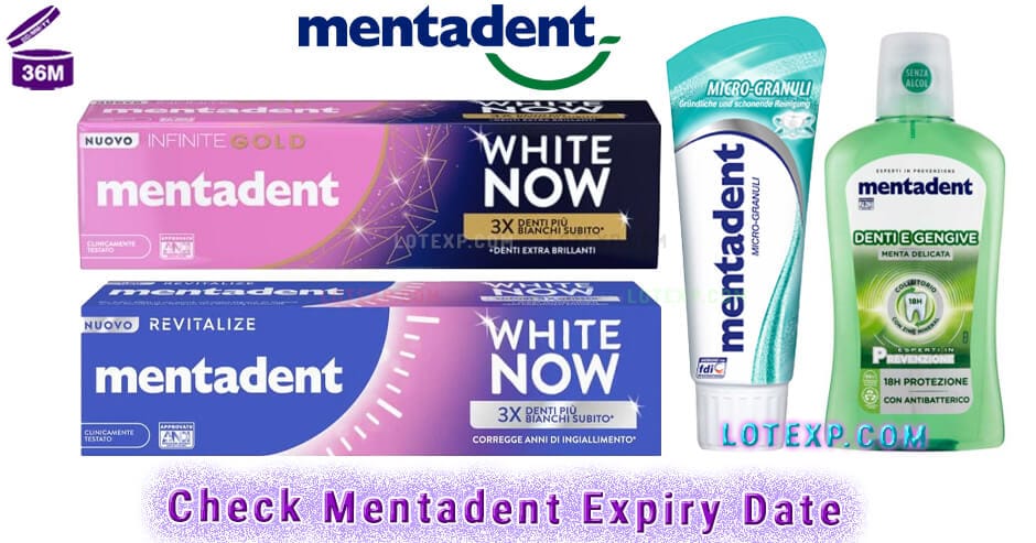 Check Mentadent Expiry Date