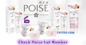 Check Poise Lot Number