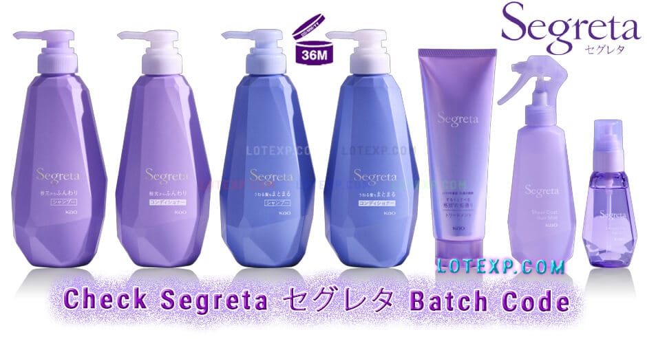 Check Segreta セグレタ Batch Code