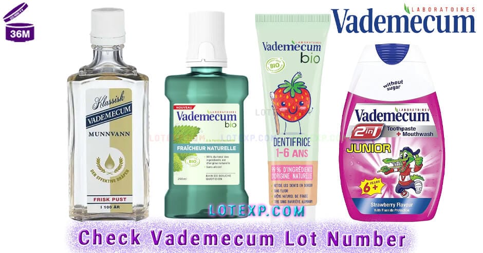 Check Vademecum Lot Number