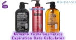 Kumano Yushi Cosmetics Expiration Date Calculator