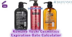 Kumano Yushi Cosmetics Expiration Date Calculator