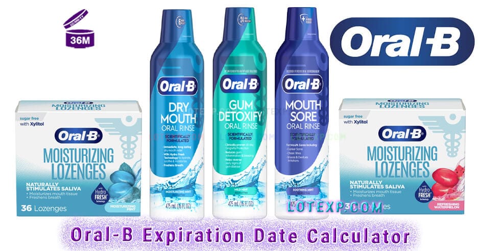 Oral-B Expiration Date Calculator