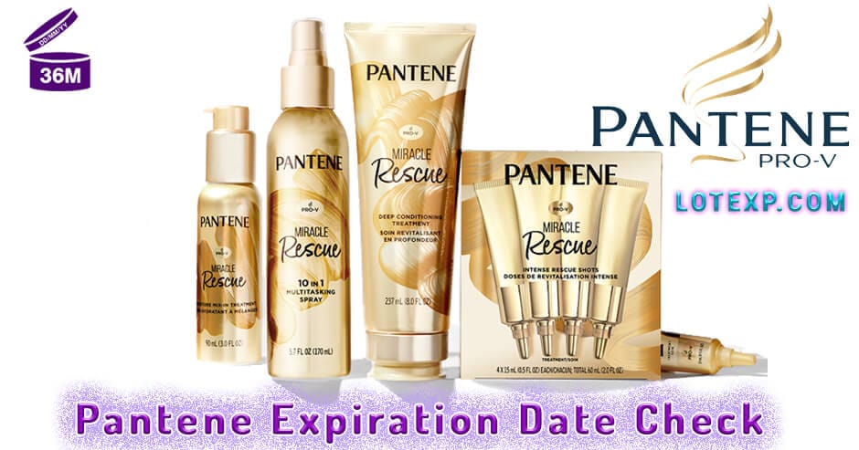 Pantene Expiration Date Check