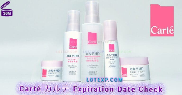 Carté Date Check | Cosmetic calculator - Batch code checker