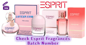 Check Esprit Fragrances Batch Number