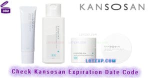 Check Kansosan カンソウサン Expiration Date Code