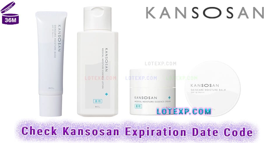 Check Kansosan カンソウサン Expiration Date Code