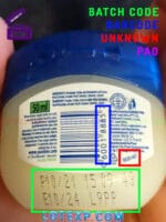 Vaseline Batch Code Checker | Cosmetic calculator - Batch code checker