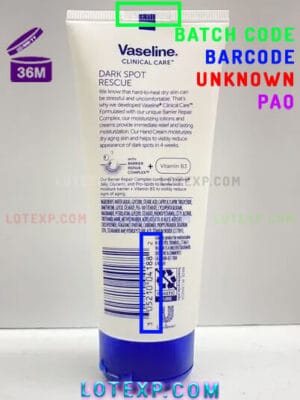 Vaseline Expiry Date Checker