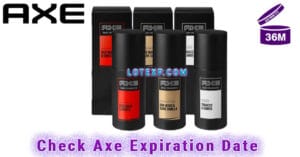 Check Axe Expiration Date