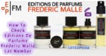 How To Check Editions De Parfums Frederic Malle Lot Number