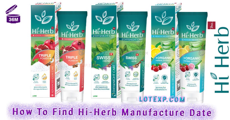 How To Find Hi-Herb Manufacture Date