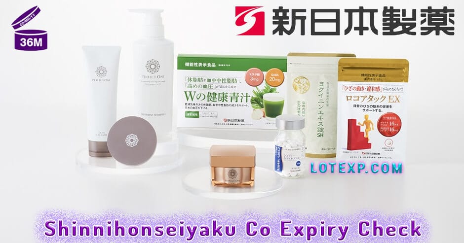 Shinnihonseiyaku Co - 新日本製薬 Expiry Check