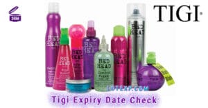 Tigi Expiry Date Check