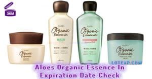 Aloes Organic Essence In アロエス ウォータリングゼリー Expiration Date Check