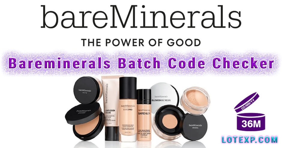 Bareminerals Batch Code Checker