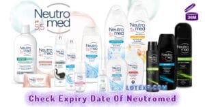 Check Expiry Date Of Neutromed