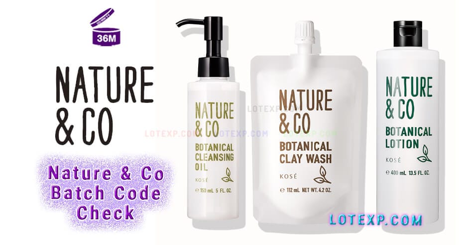 Nature & Co ネイチャー アンド コー Batch Code Check