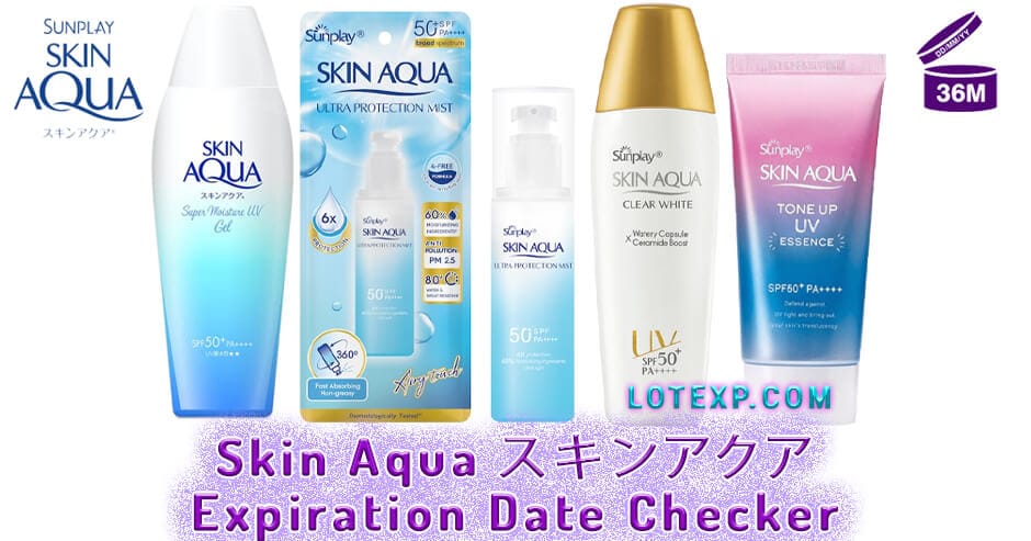 Skin Aqua スキンアクア Expiration Date Checker