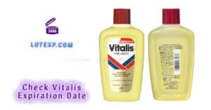 Check Vitalis Expiration Date