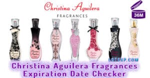 Christina Aguilera Fragrances Expiration Date Checker