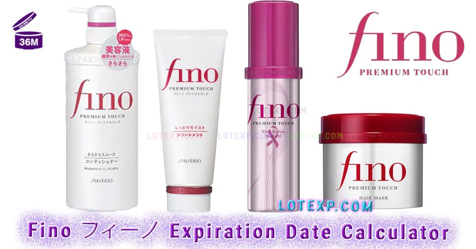 Fino フィーノ Expiration Date Calculator