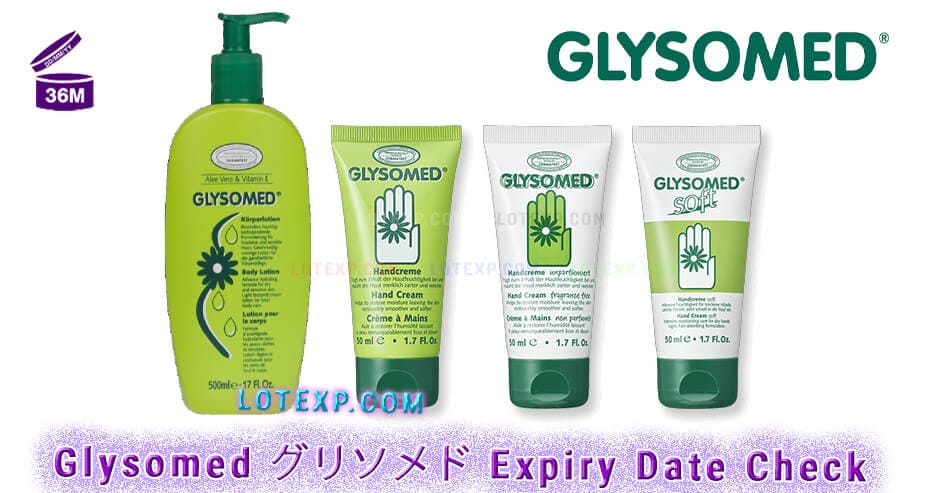 Glysomed グリソメド Expiry Date Check