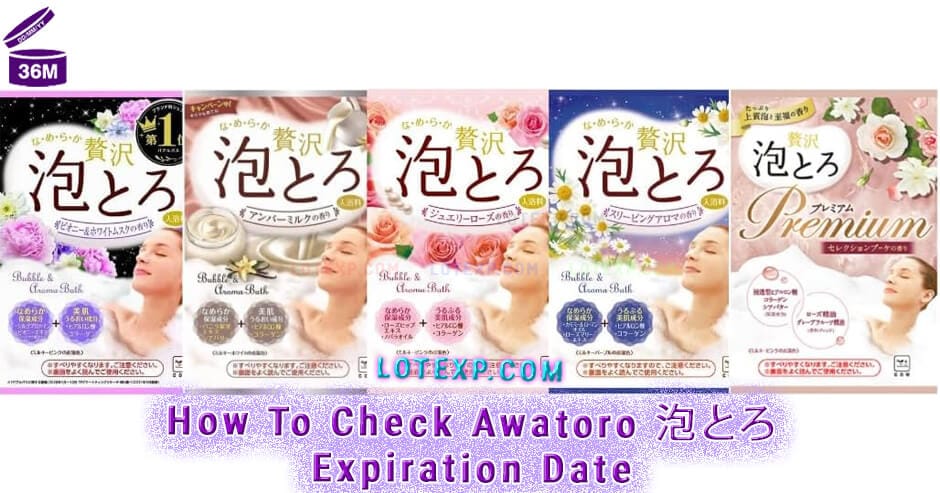 How To Check Awatoro 泡とろ Expiration Date