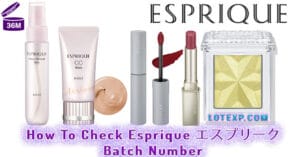 How To Check Esprique エスプリーク Batch Number