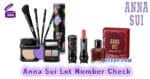 Anna Sui Lot Number Check