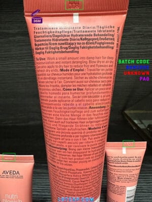 Aveda Expiry Check