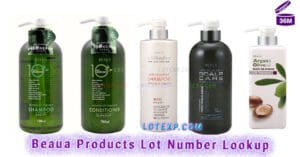 Beaua Products Lot Number Lookup