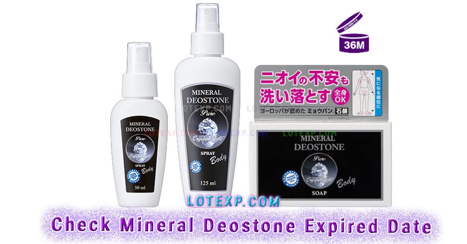 Check Mineral Deostone ミネラル デオストーン Expired Date