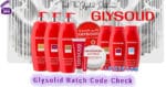 Glysolid Batch Code Check