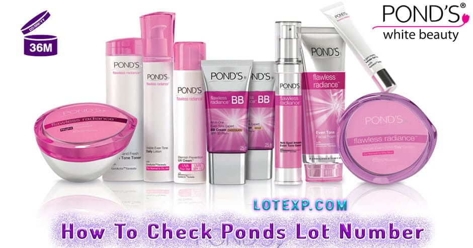 How To Check Ponds Lot Number