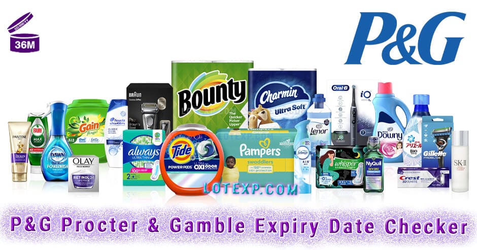 P&G Procter & Gamble Expiry Date Checker