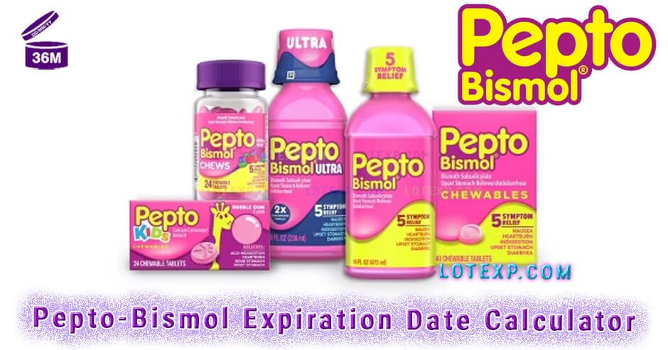 Pepto-Bismol Expiration Date Calculator