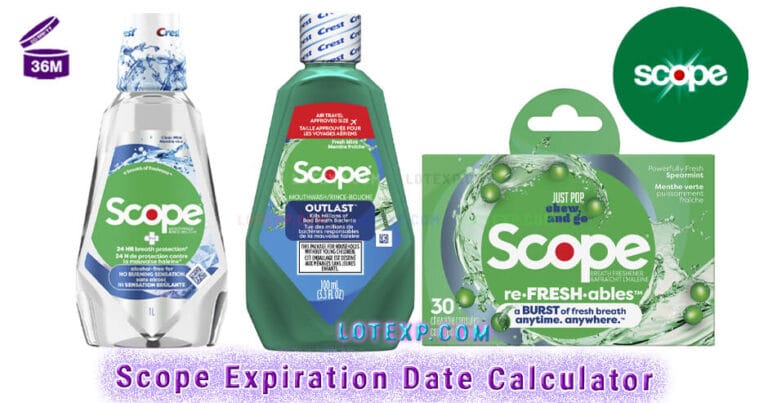 Scope Factcheck Scope Date Check | Cosmetic calculator - Batch code checker